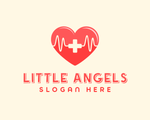 Medical Heart Heartbeat Pulse logo design