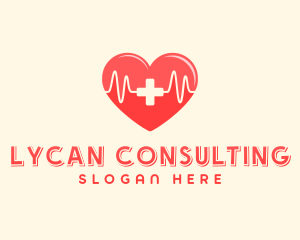 Medical Heart Heartbeat Pulse logo design