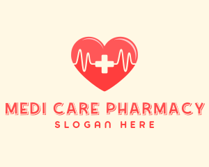 Medical Heart Heartbeat Pulse logo