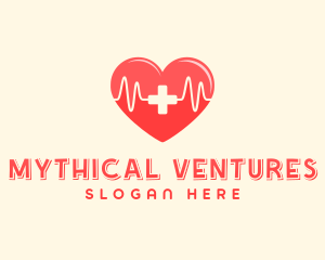 Medical Heart Heartbeat Pulse logo design