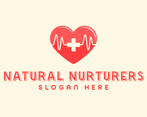 Medical Heart Heartbeat Pulse logo design