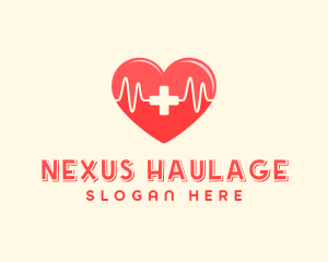 Medical Heart Heartbeat Pulse logo design