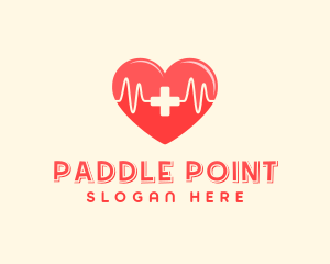 Medical Heart Heartbeat Pulse logo design