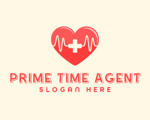 Medical Heart Heartbeat Pulse logo design