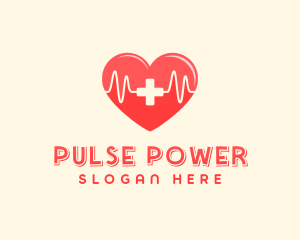 Medical Heart Heartbeat Pulse logo design