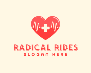 Medical Heart Heartbeat Pulse logo design