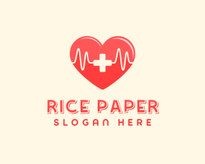 Medical Heart Heartbeat Pulse logo design