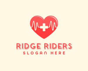 Medical Heart Heartbeat Pulse logo design