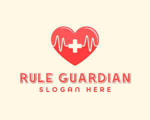 Medical Heart Heartbeat Pulse logo design