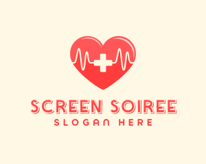 Medical Heart Heartbeat Pulse logo design