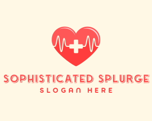 Medical Heart Heartbeat Pulse logo design