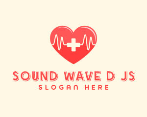 Medical Heart Heartbeat Pulse logo design