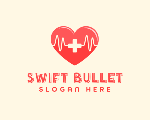 Medical Heart Heartbeat Pulse logo design