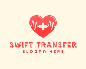 Medical Heart Heartbeat Pulse logo design