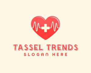 Medical Heart Heartbeat Pulse logo design