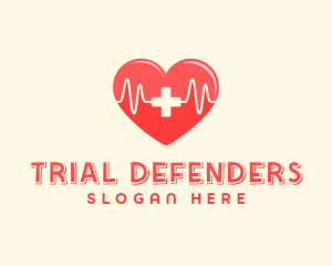 Medical Heart Heartbeat Pulse logo design