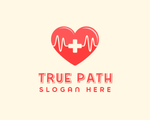 Medical Heart Heartbeat Pulse logo design