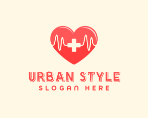 Medical Heart Heartbeat Pulse logo design