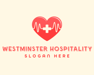 Medical Heart Heartbeat Pulse logo design