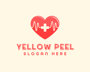 Medical Heart Heartbeat Pulse logo design