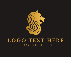 Expensive Gold Merlion  Logo