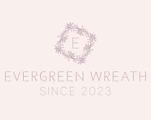 Floral Garden Wreath logo design