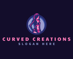 Fashion Bikini Lingerie logo design