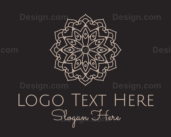 Luxury Flower Mandala Logo