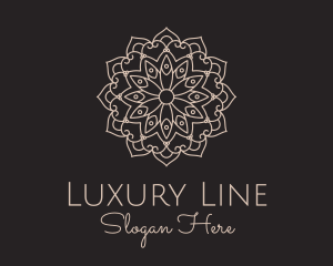 Luxury Flower Mandala logo design