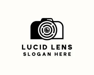 Camera Photography Lens logo design
