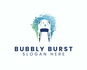 Sparkle Bubbles Car Wash logo design