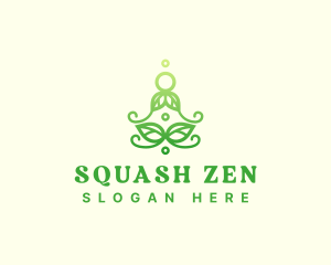 Zen Meditation Plant logo design