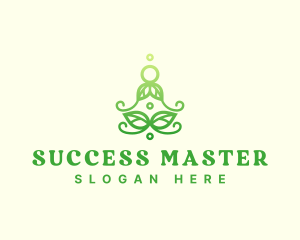 Zen Meditation Plant logo