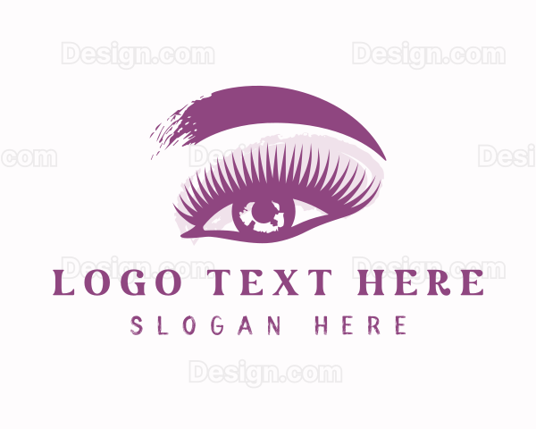 Feminine Eye Makeup Logo