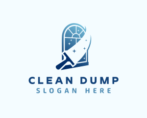 Squeegee Window Cleaning logo design