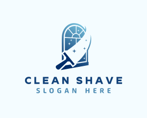 Squeegee Window Cleaning logo design