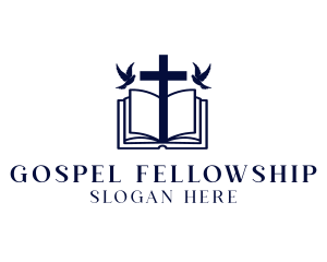 Holy Bible Cross  logo