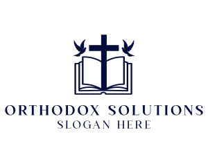 Holy Bible Cross  logo