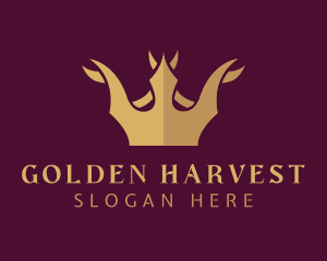 Golden Crown Fashion logo design