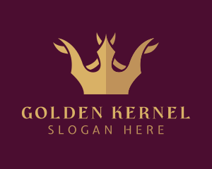 Golden Crown Fashion logo design