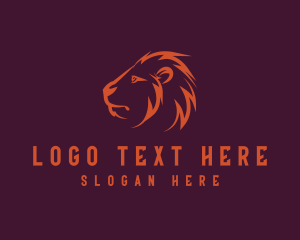 Animal Lion Head logo