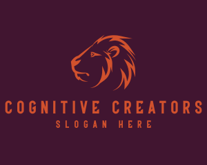 Animal Lion Head logo design