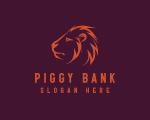 Animal Lion Head logo design