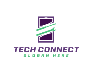 Cell Phone Technician logo design