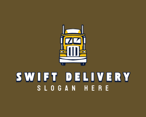 Trucking Delivery Logistics logo design