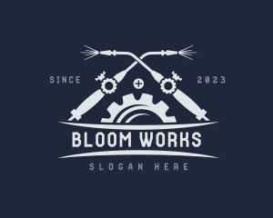 Blow Torch Gear Welder logo design