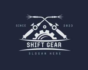 Blow Torch Gear Welder logo design