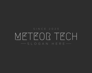 Futuristic Tech Business logo design