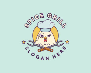 Chicken Chef Grill Restaurant logo design