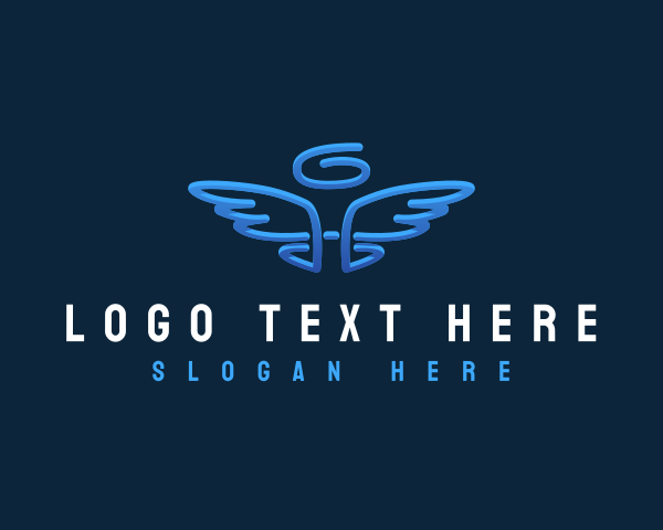 Angel logo example 1